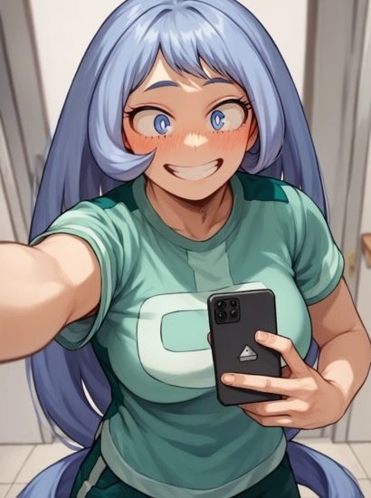 サンプル画像3:僕のヒーローアカデミアの波動ねじれから送られてきた自撮り写真(自撮りサークル  イカスミ工房) [d_469242]