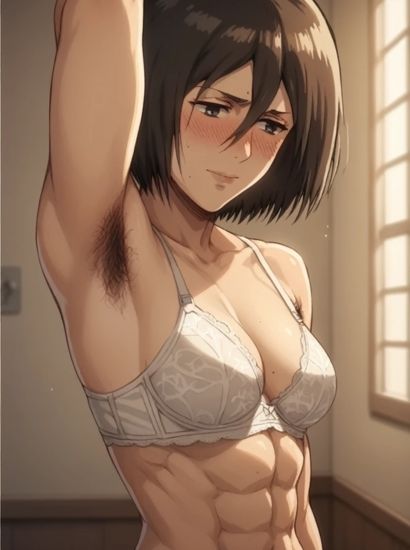 サンプル画像2:進撃の巨人のミカサから送られてきた自撮り写真(自撮りサークル  イカスミ工房) [d_469278]