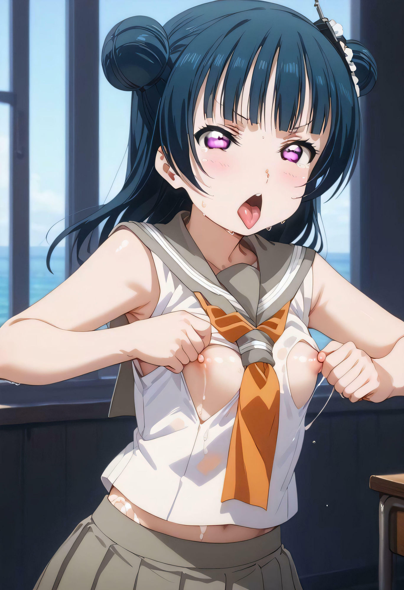 サンプル画像3:いろんな考え方(ふんわりしーん) [d_469289]