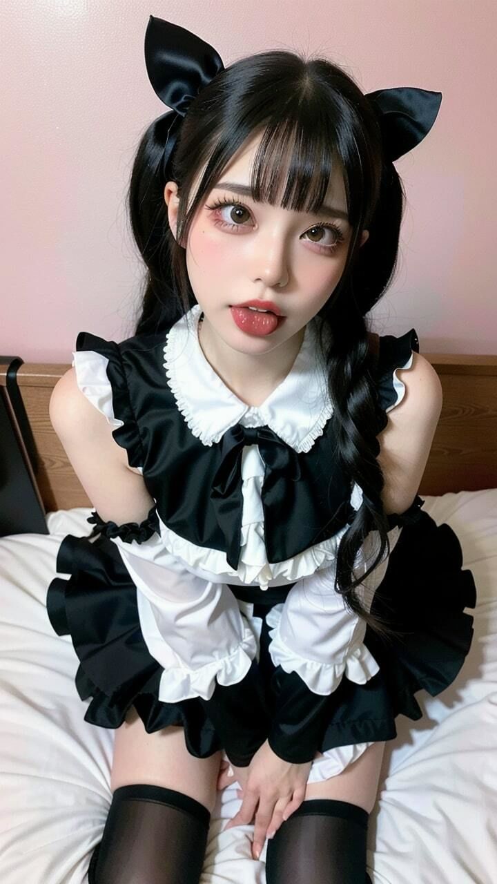 サンプル画像2:ゴスロリ美女にアへ顔させてみたvol1(五十嵐  蒼) [d_469434]