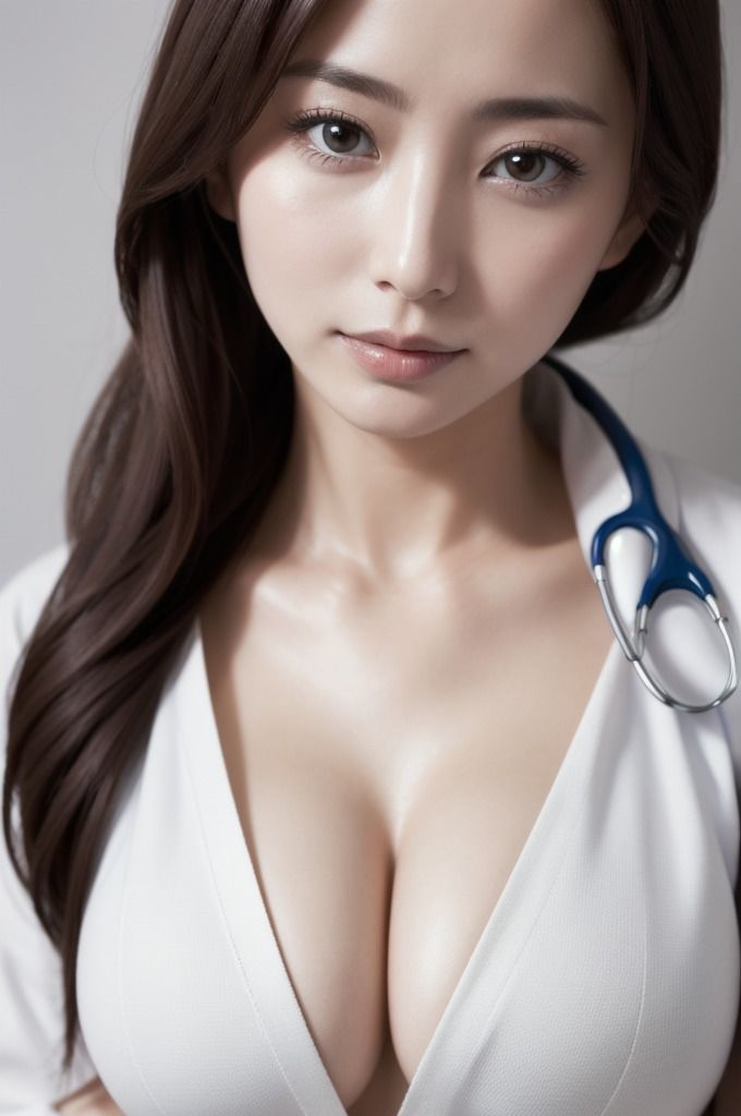 サンプル画像2:巨乳の女医さんがマル秘！裏治療_グラビア写真集(夢幻イメージ) [d_469473]