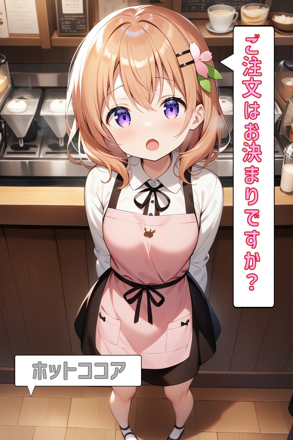 サンプル画像1:ご注文はお決まりですか？「ホットココア」(あるてみす) [d_469478]