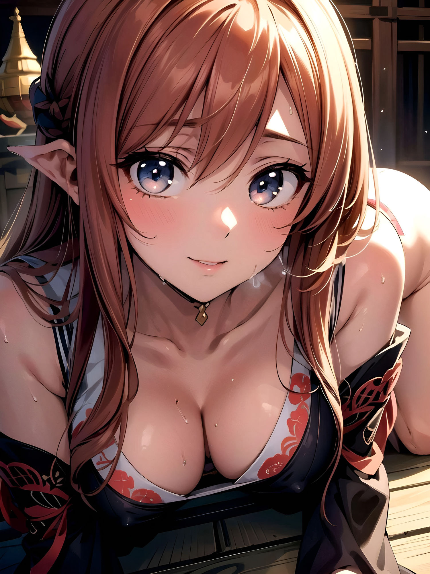 サンプル画像1:伝統的な祭りという言い訳でエッチな事をさせられる女子達（乳合わせ強化バージョン！）2nd(フェチコン) [d_469518]