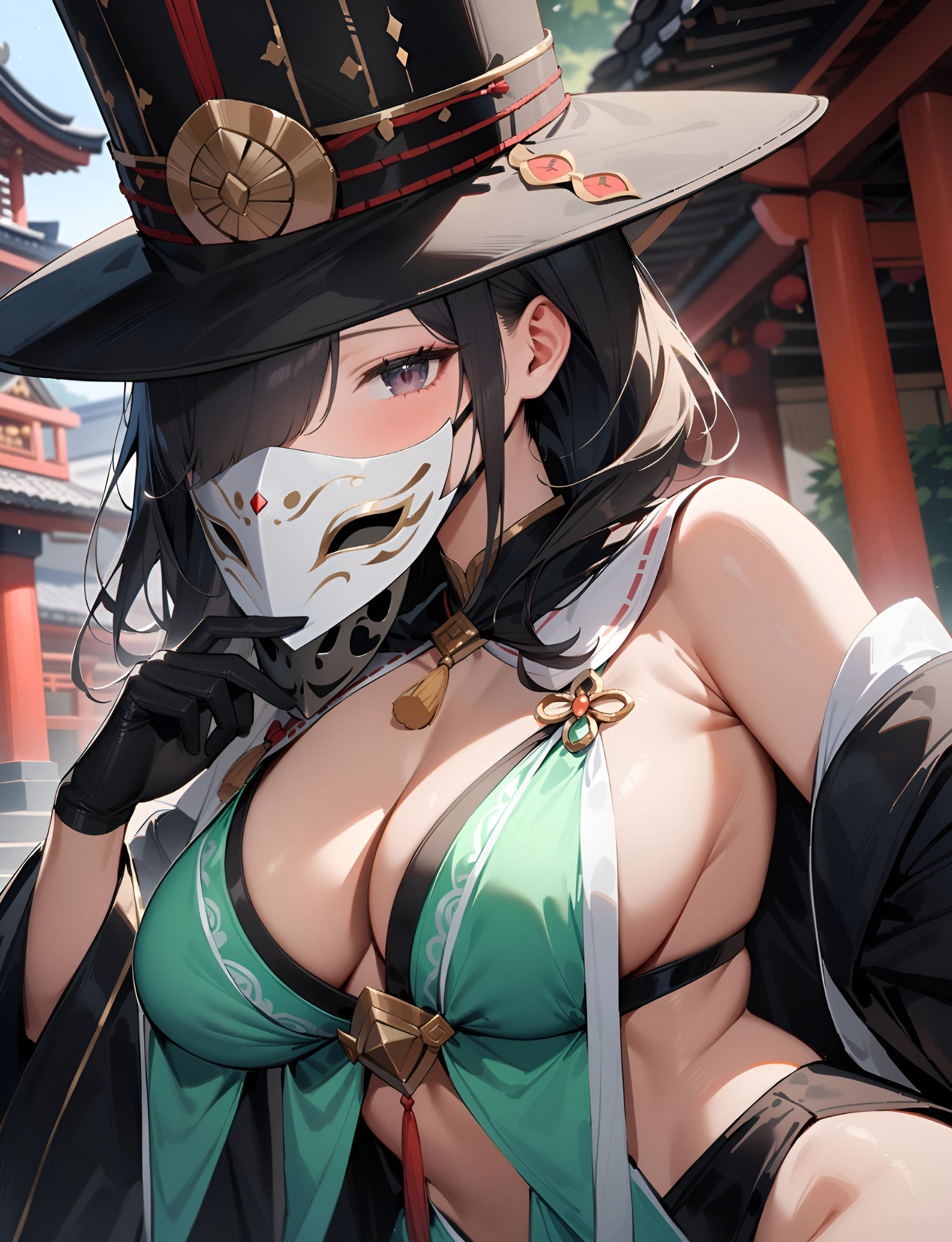 サンプル画像4:伝統的な祭りという言い訳でエッチな事をさせられる女子達（乳合わせ強化バージョン！）2nd(フェチコン) [d_469518]