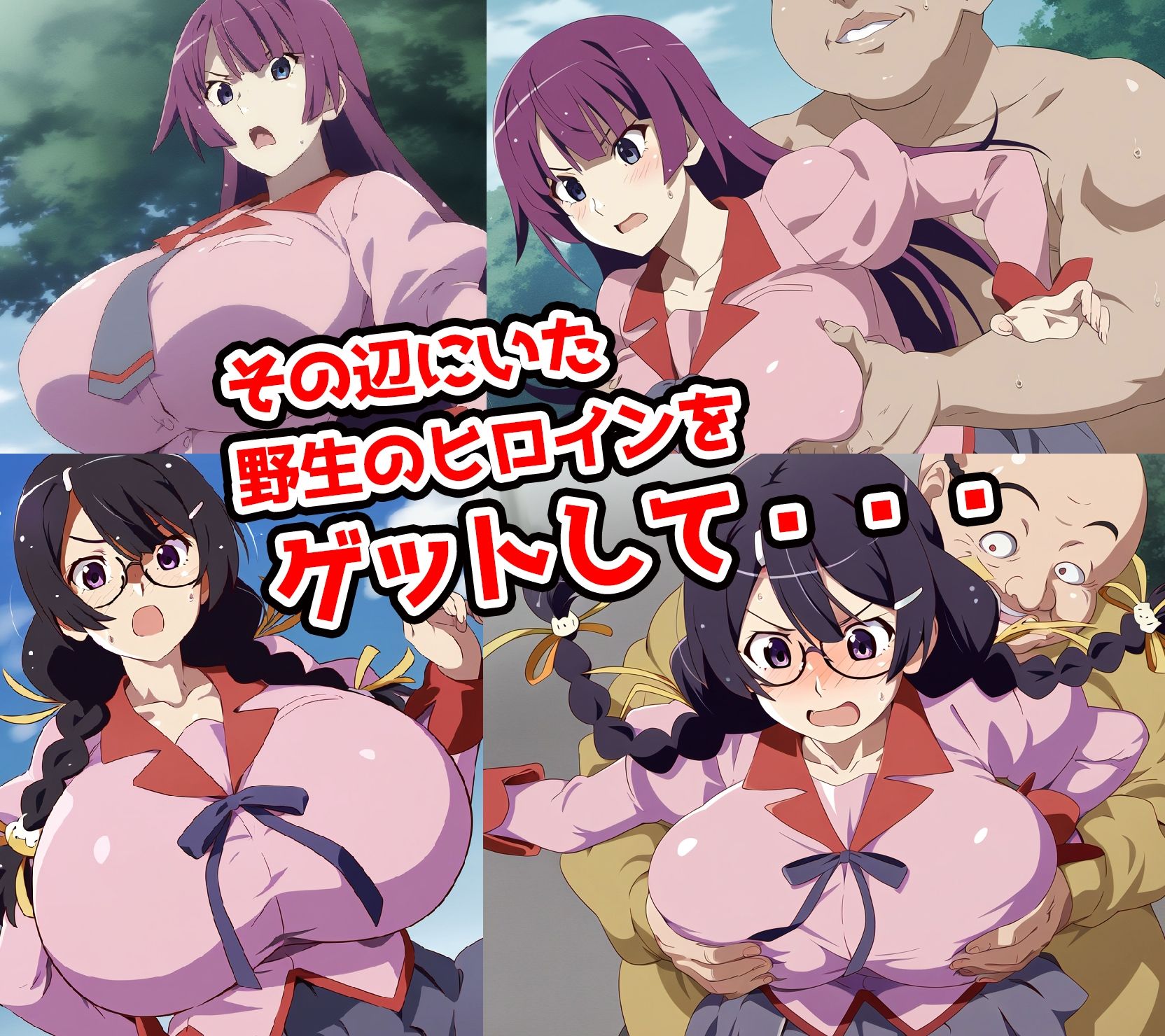 サンプル画像1:野生少女 戦○ヶ原ひ○ぎ＆羽○翼 快楽堕ち画像集 500枚(わんだふぉおAI) [d_469551]