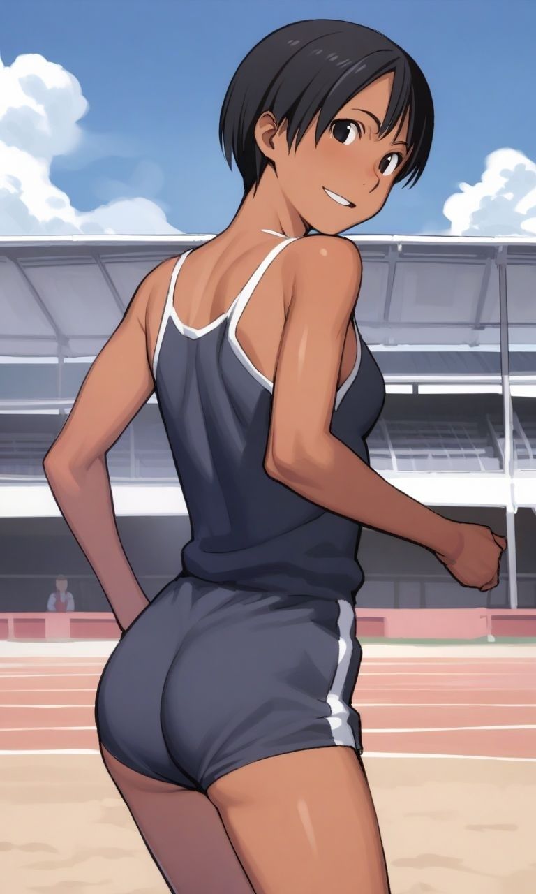 サンプル画像2:陸上女子と無責任生交尾する。田舎の寝室編(ハラメウメ) [d_469676]