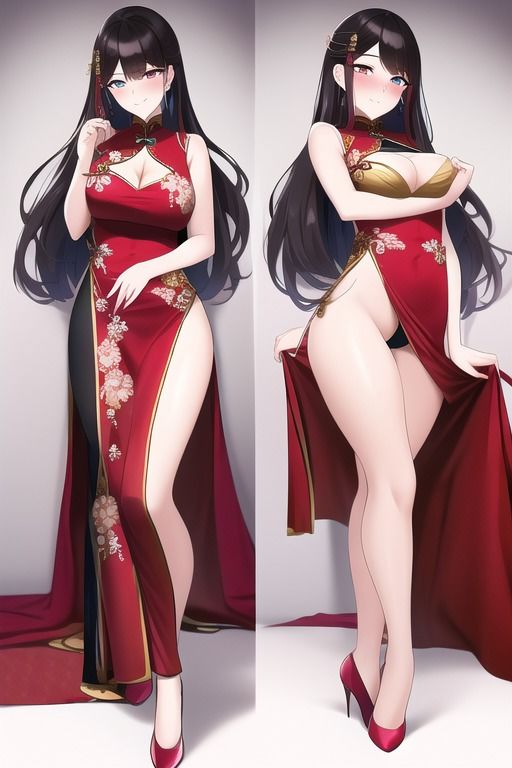 サンプル画像5:スリットを超えて、布になる(潮吹きジョニー) [d_469679]