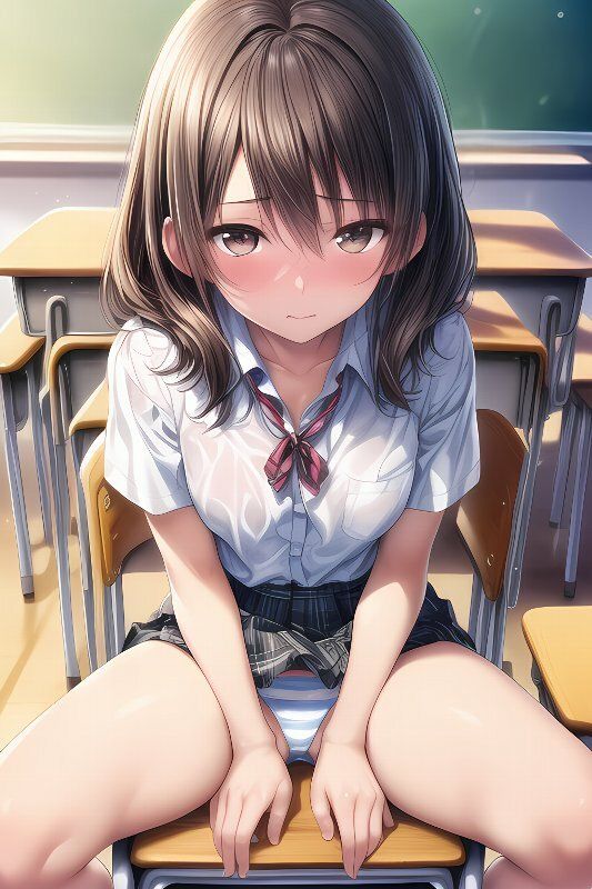 サンプル画像5:制服美少女 縞パンだらけ vol.03(きらこん工房) [d_469775]