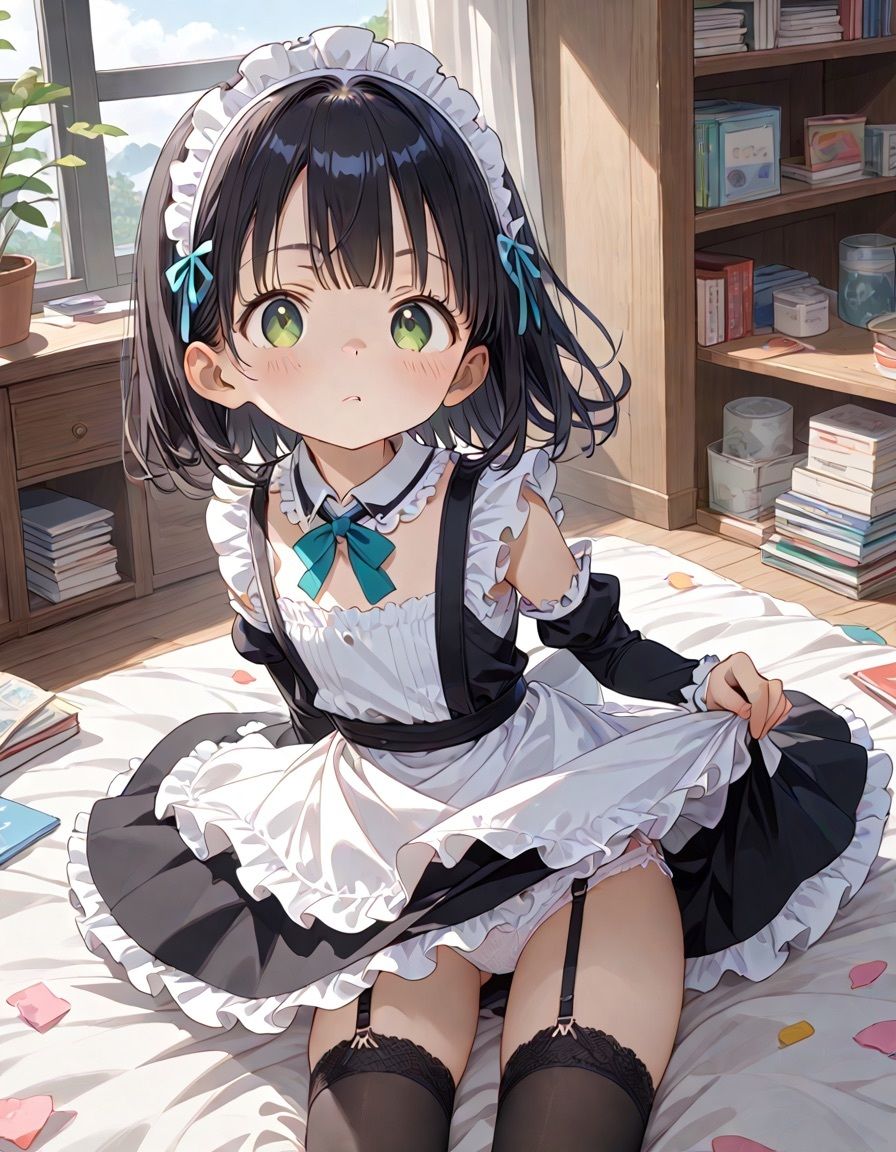 サンプル画像2:メイドさんのパンティー事情(エッチな森のくまさん) [d_469854]