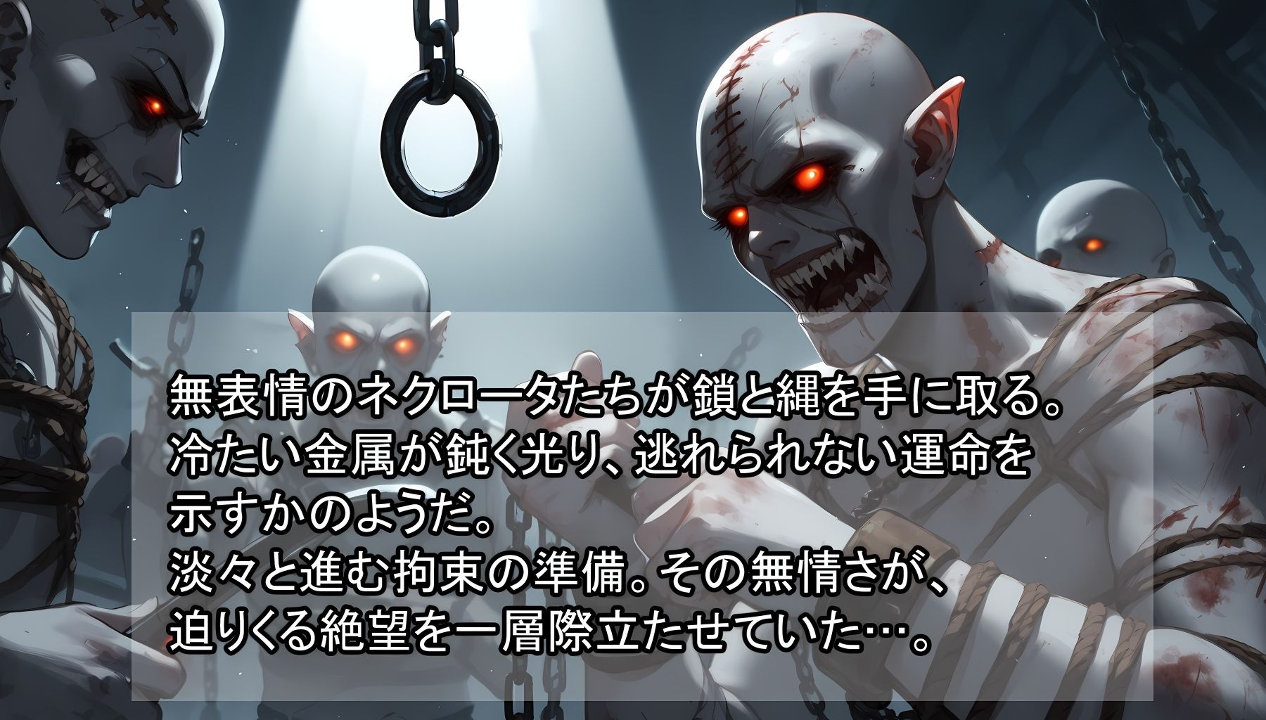 サンプル画像6:【超乳緊縛】ダークエルフ搾乳物語〜闇の宴、屈服の美徳〜(AIザッハトルテ３) [d_469884]