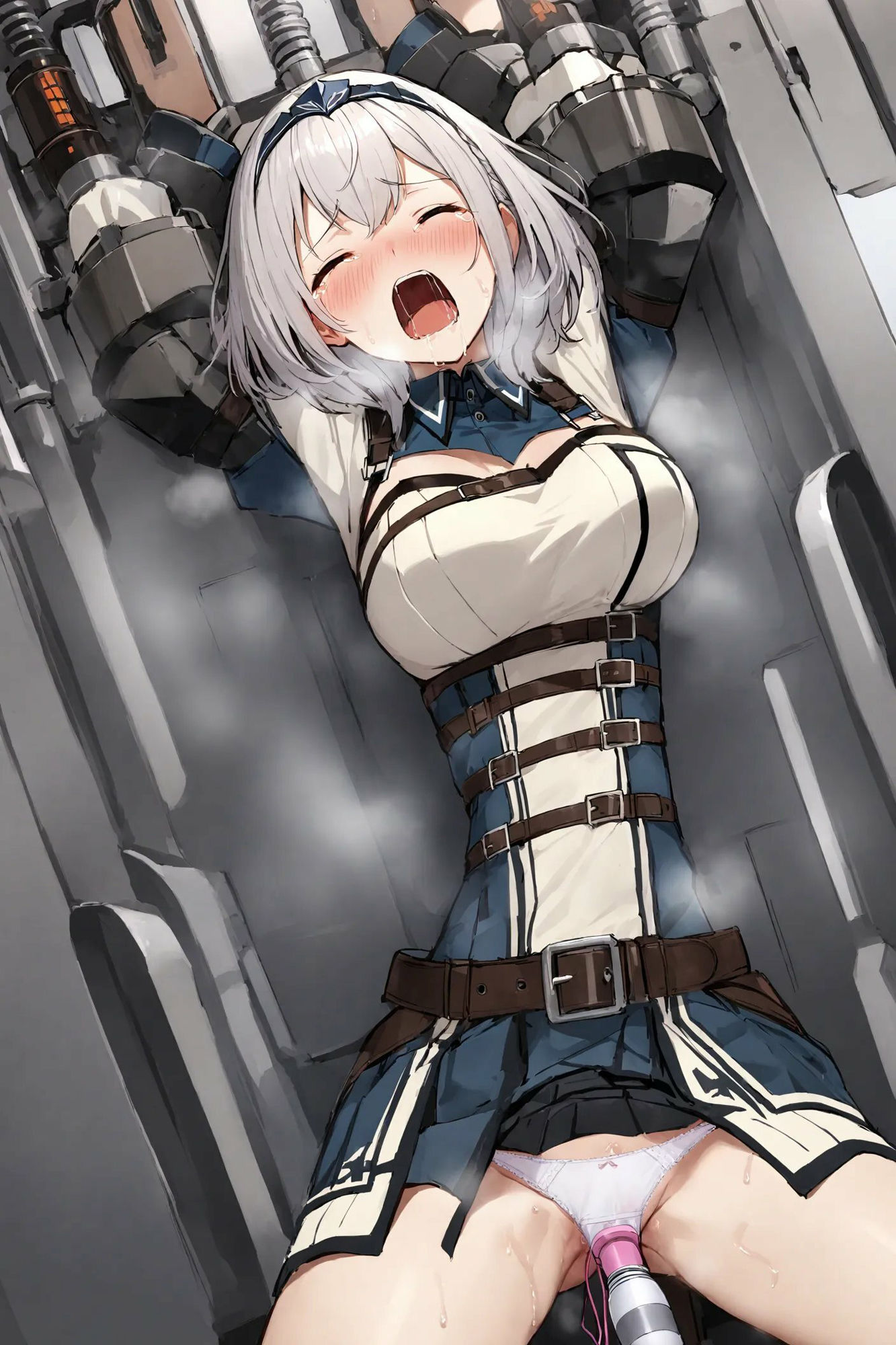 サンプル画像1:完全固定強●絶頂責め〜白銀ノエル編〜(えるごらぼ) [d_469969]