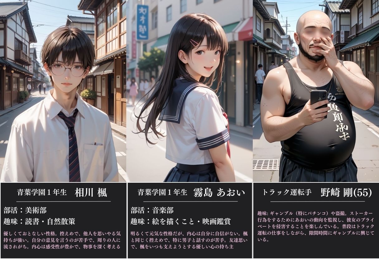 サンプル画像1:【セリフ153P】全てが壊れた夏の夜(りんごのたね) [d_470050]