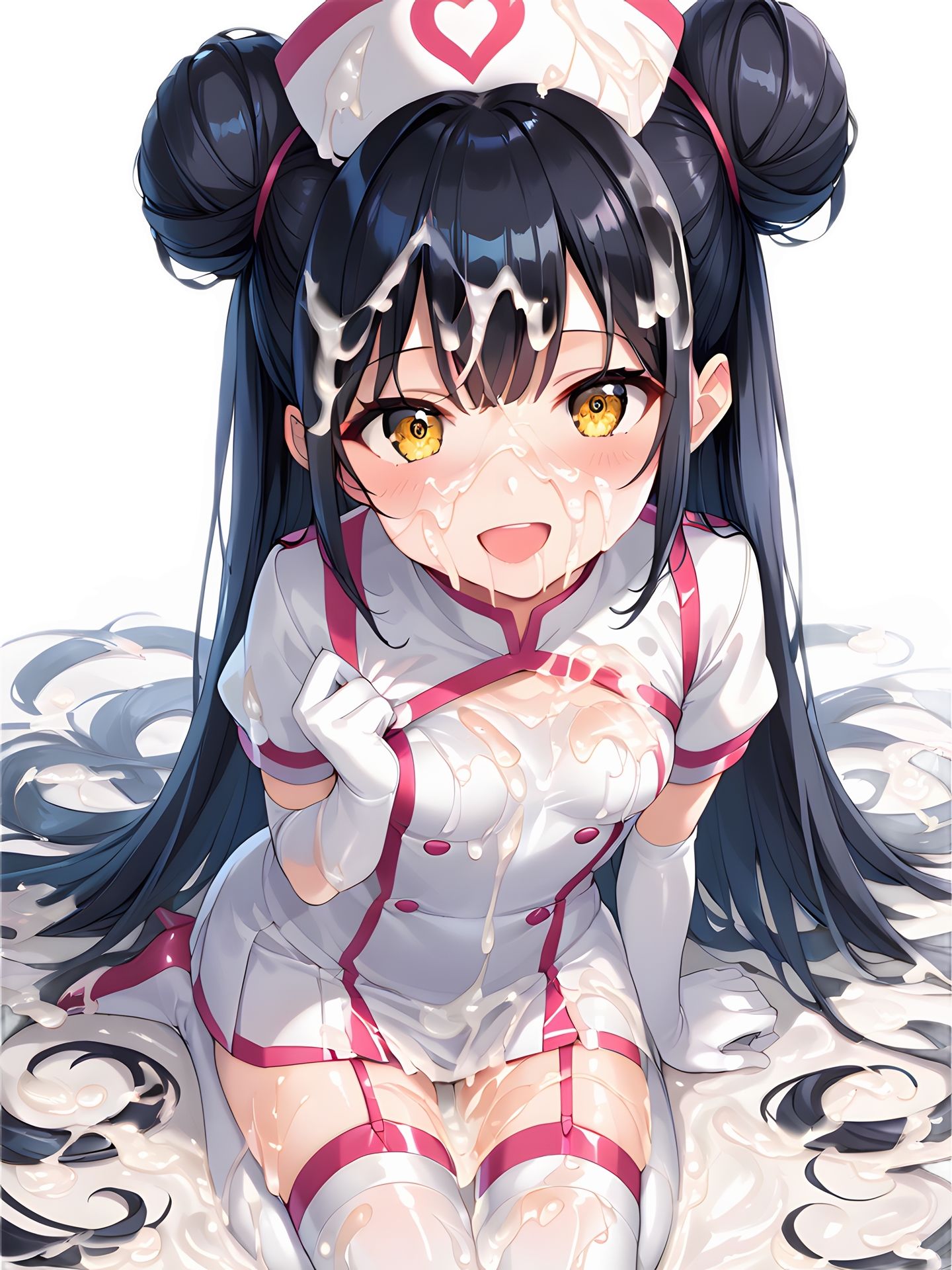 サンプル画像1:ナース服ぶっかけCG集(すとりんぐ) [d_470199]