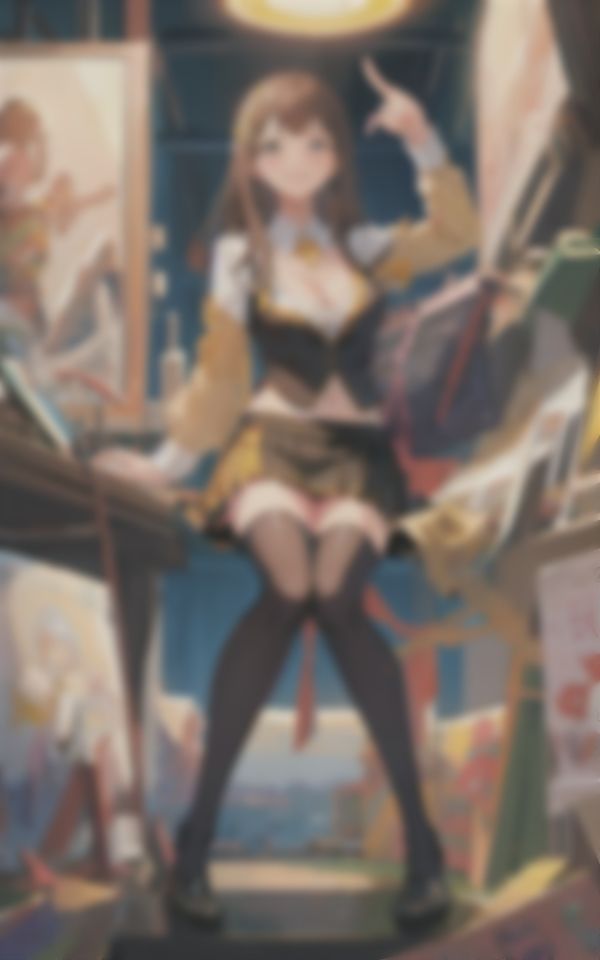 サンプル画像3:異世界転生して出会った生意気なエチエチ専門学生写真集(あくあAI) [d_470210]