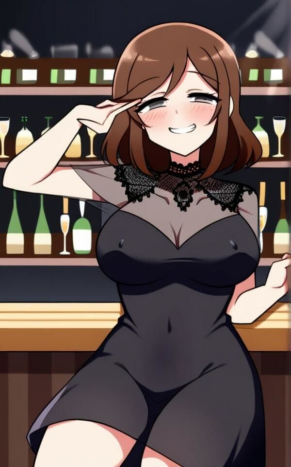 サンプル画像1:セクシーなスナックのママ(ムラムラボーイ) [d_470247]