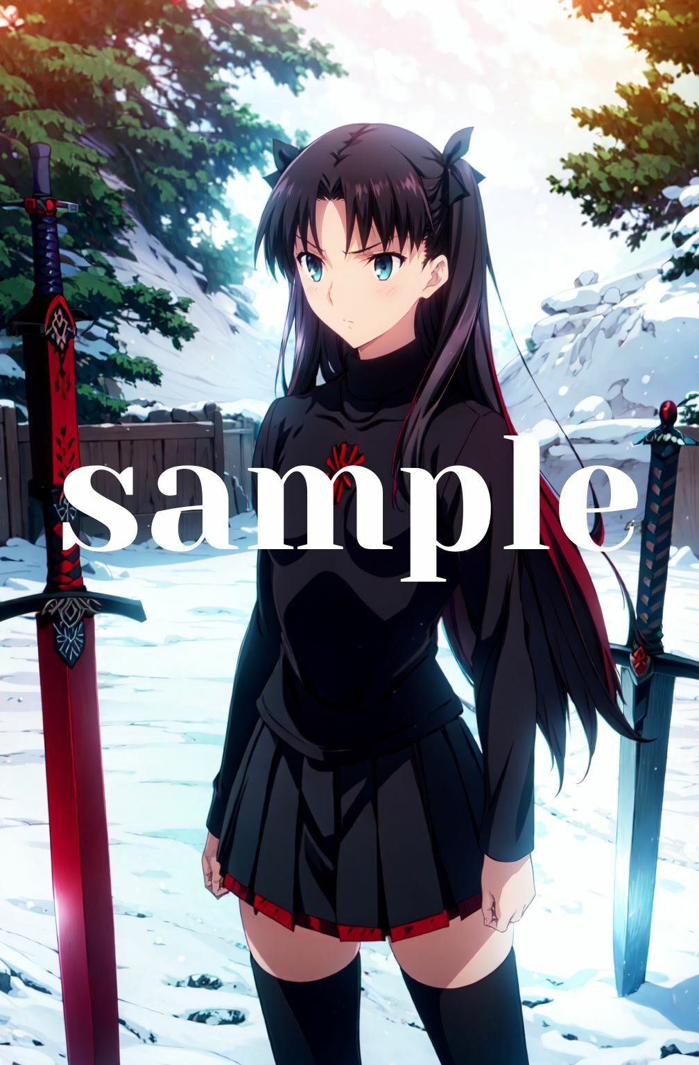 サンプル画像3:あなたの前じゃ凛とできないわよ！(ちっぱいですがなにか) [d_470359]