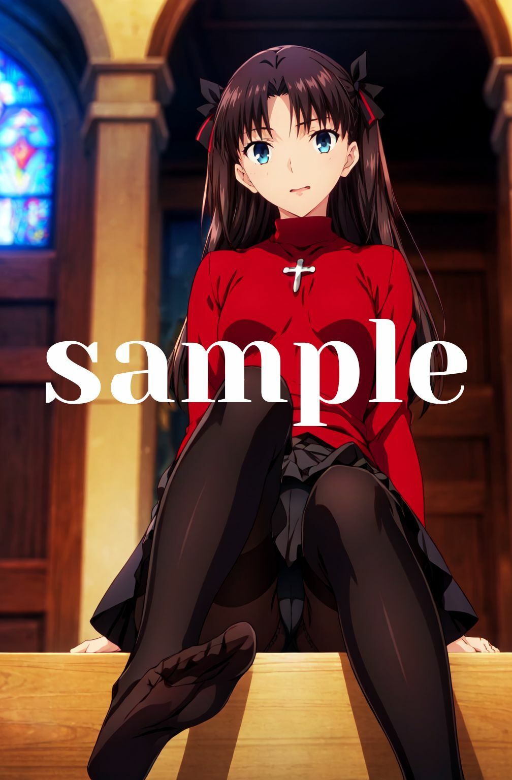 サンプル画像4:あなたの前じゃ凛とできないわよ！(ちっぱいですがなにか) [d_470359]