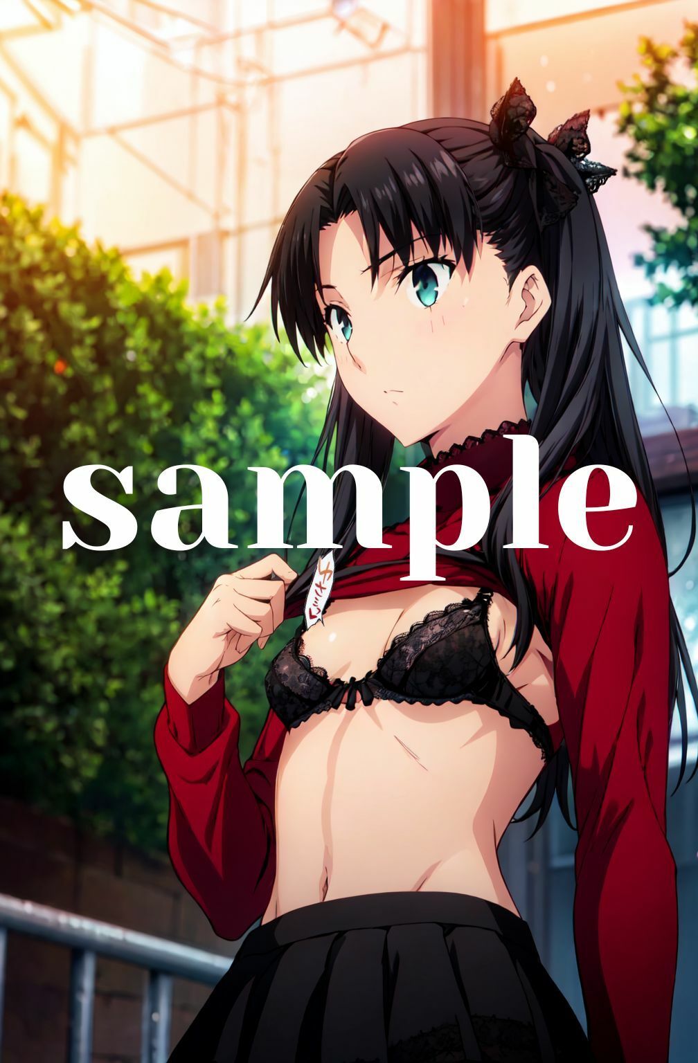 サンプル画像5:あなたの前じゃ凛とできないわよ！(ちっぱいですがなにか) [d_470359]