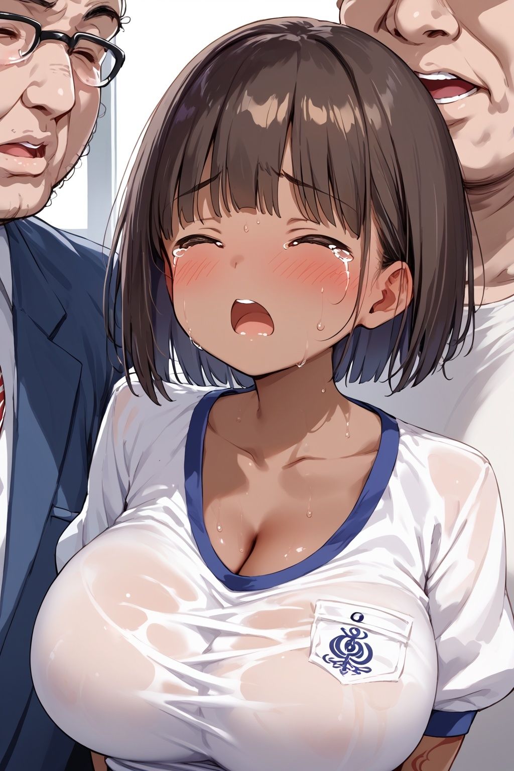 サンプル画像1:日焼け朝練美女破廉恥学園(AI美女ネット) [d_470471]