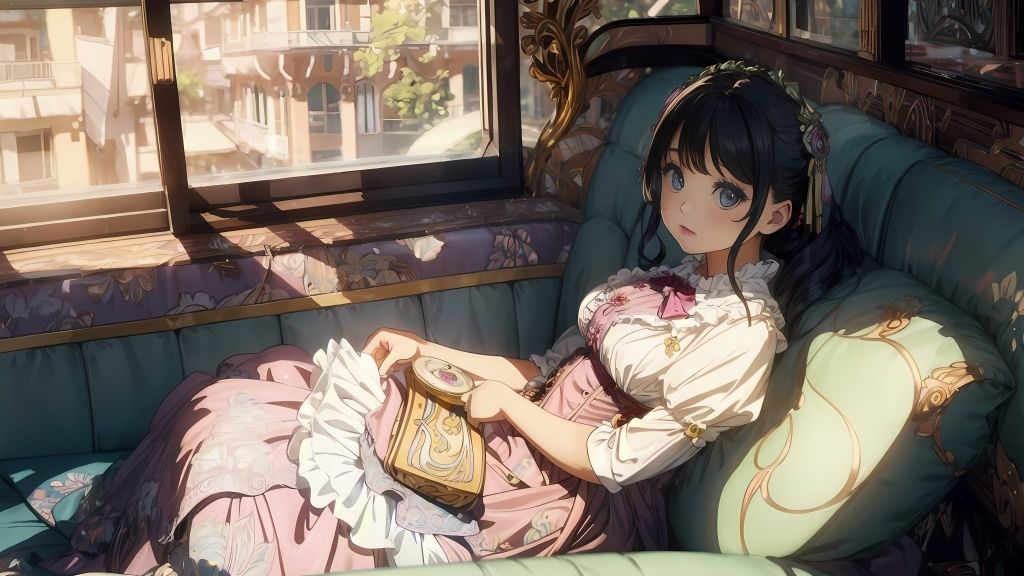 サンプル画像4:ロ○ィタとアールヌーボー(こがねトワイライト) [d_470472]