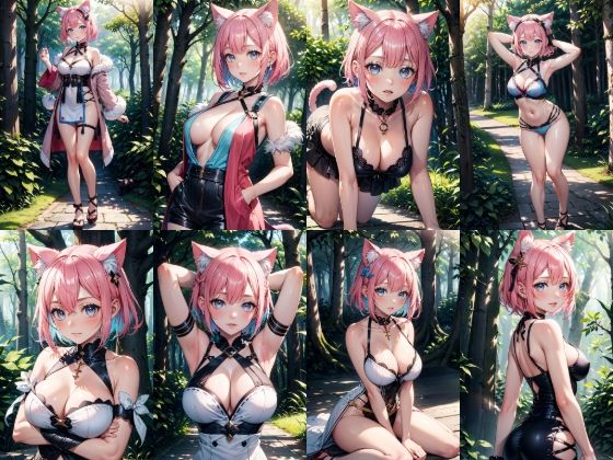 サンプル画像3:森の奥地の猫耳錬金術師 イラスト集R18 388枚＋微エロ112枚(AiNA愛菜) [d_470507]