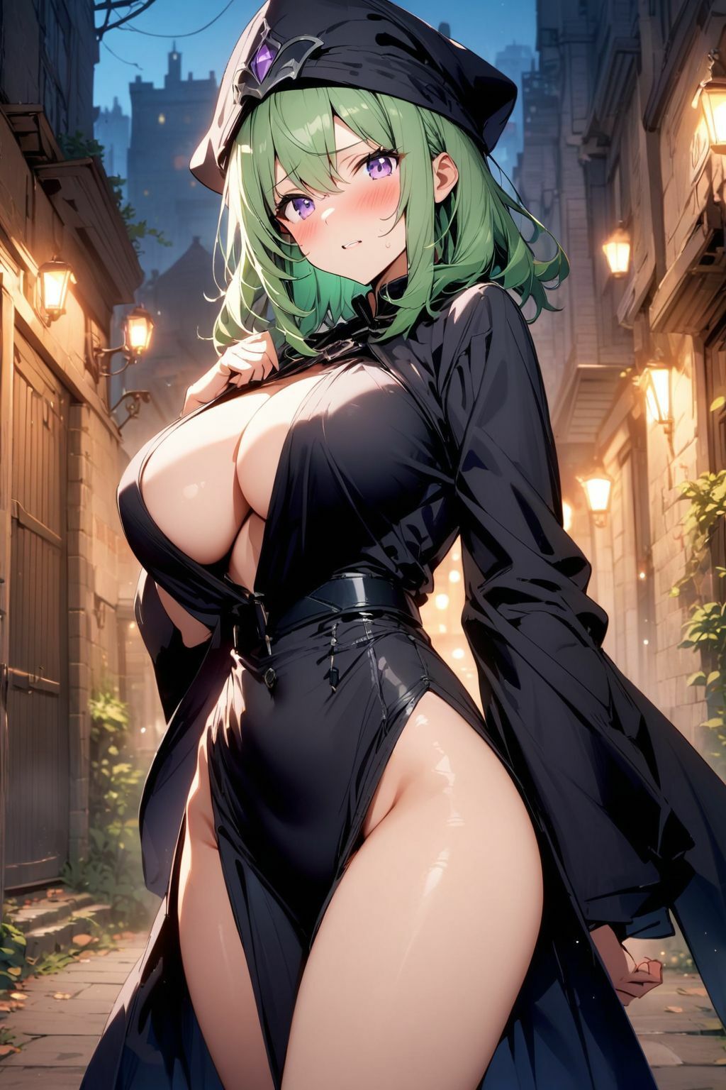 淫乱仮装美女