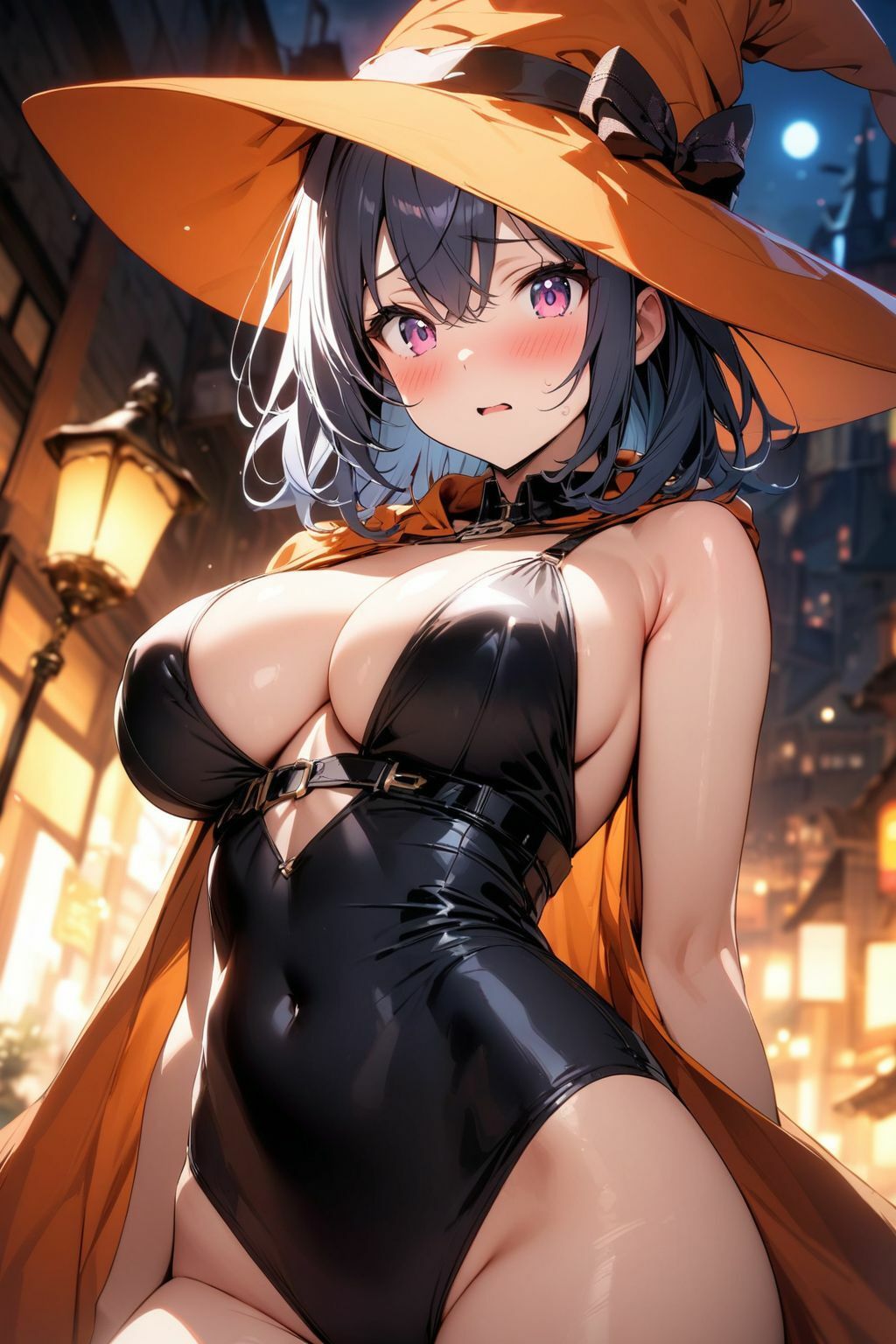淫乱仮装美女