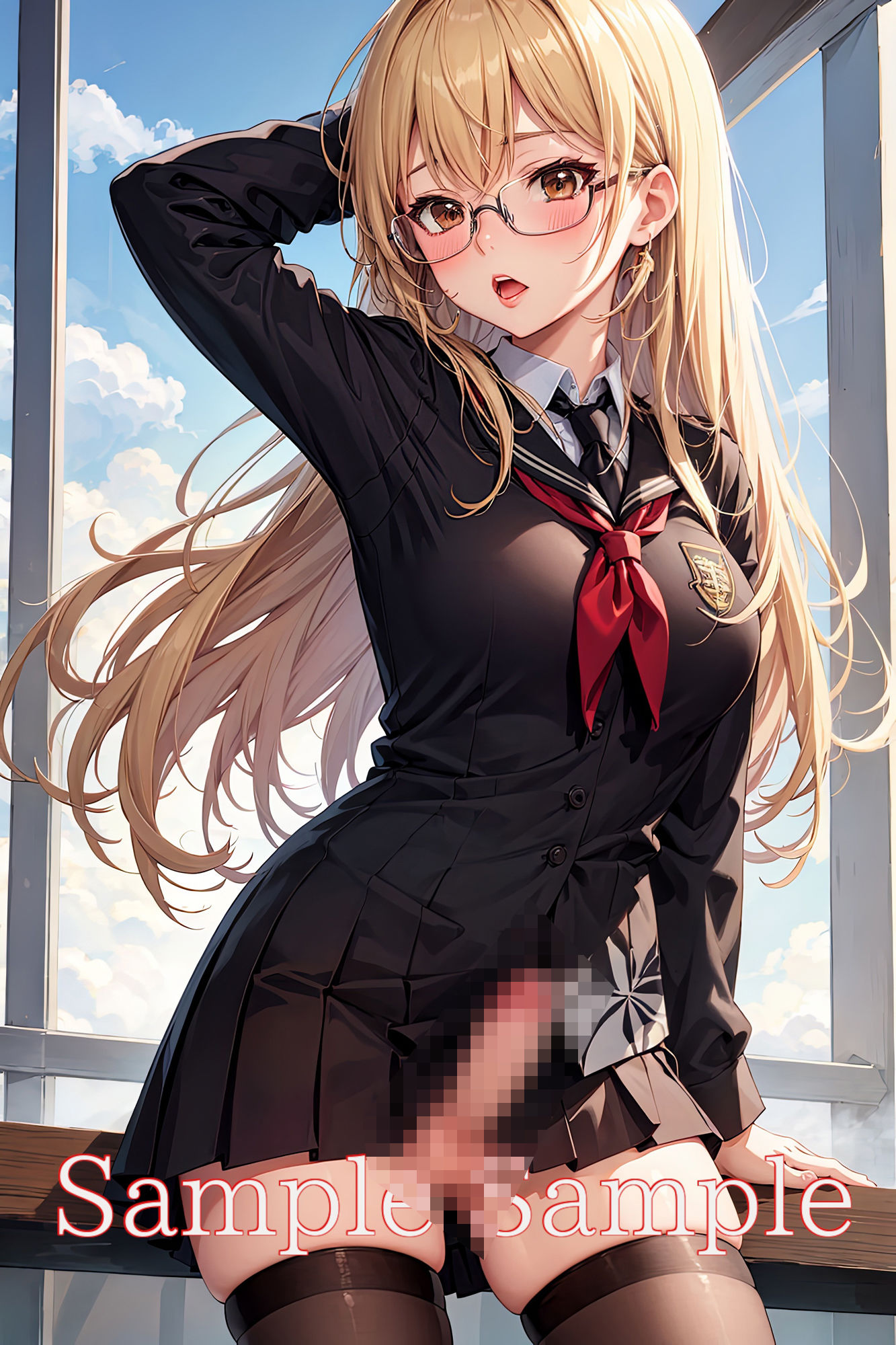 サンプル画像1:ふたなり絶対領域(味噌ごぼう) [d_470558]