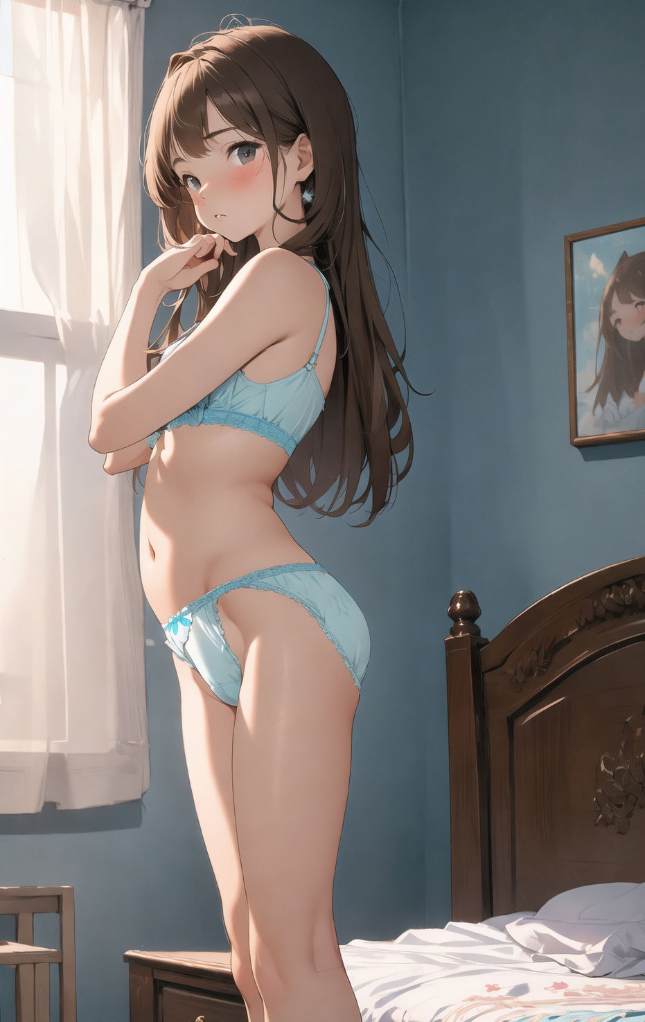 サンプル画像4:AIイラストCG集5 ある女子校生の一日(ドンガラ) [d_470735]