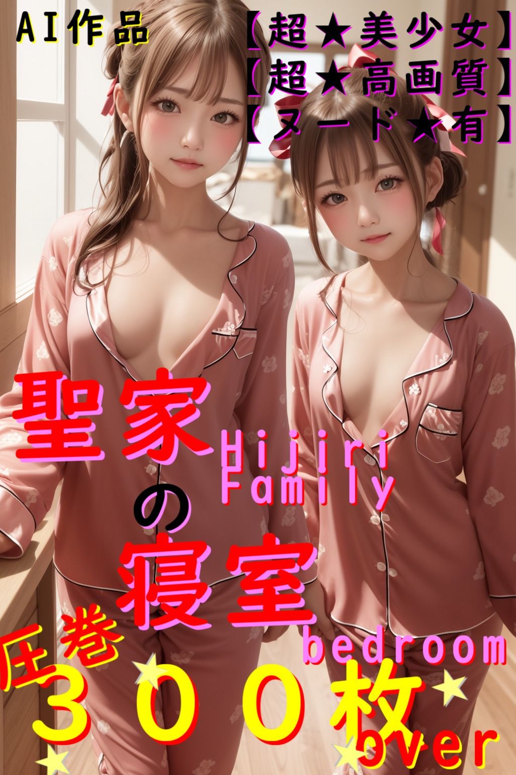 サンプル画像1:【300枚】聖家の寝室【○○家シリーズ】(ねこパンチ) [d_470838]