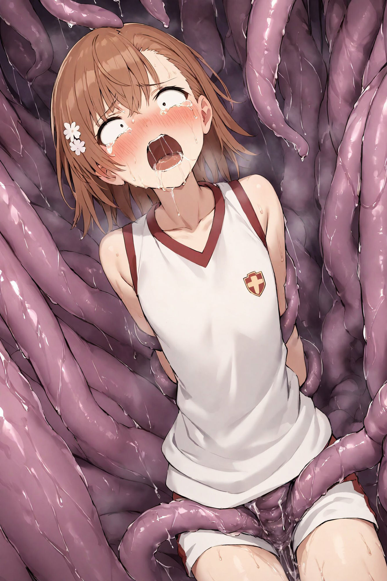 サンプル画像1:全身触手責め地獄〜御坂美琴編〜(えるごらぼ) [d_470914]