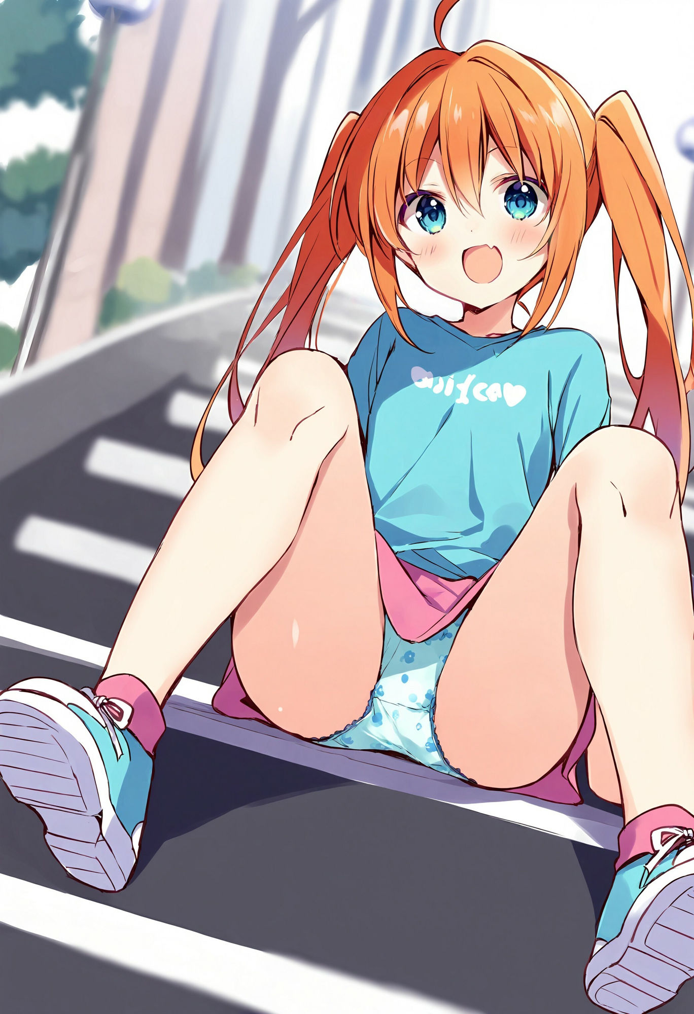 サンプル画像2:パンモロしている元気な妹(でのいず) [d_470920]