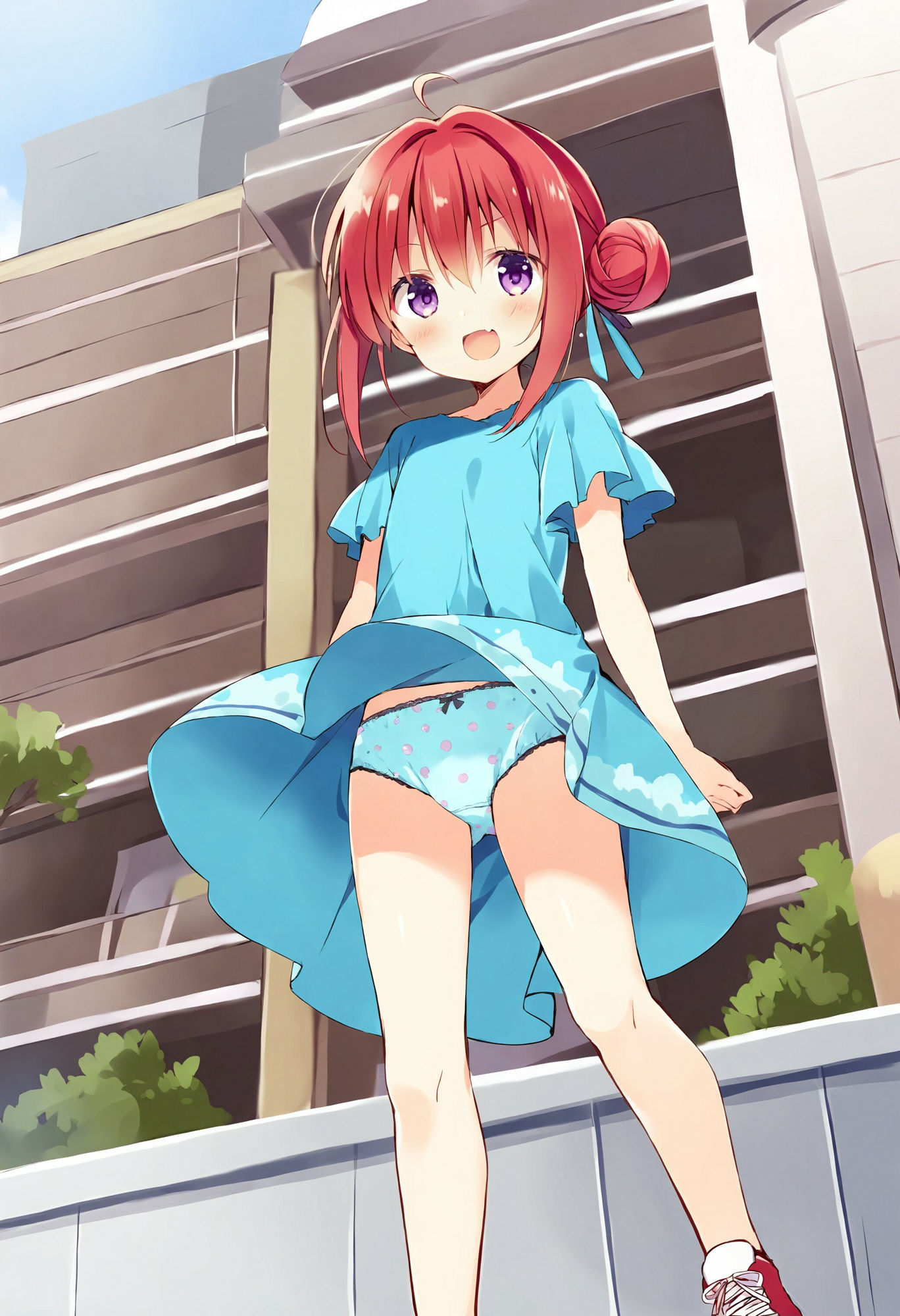 サンプル画像3:パンモロしている元気な妹(でのいず) [d_470920]