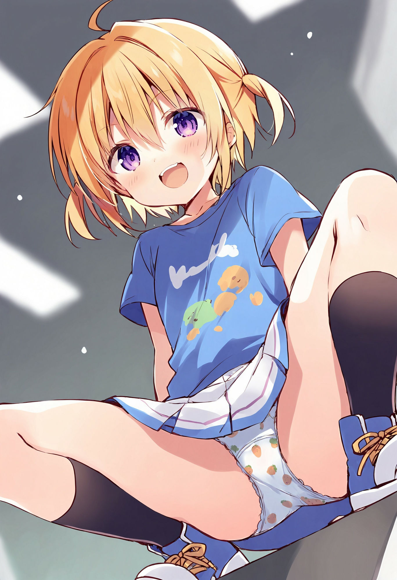 サンプル画像4:パンモロしている元気な妹(でのいず) [d_470920]