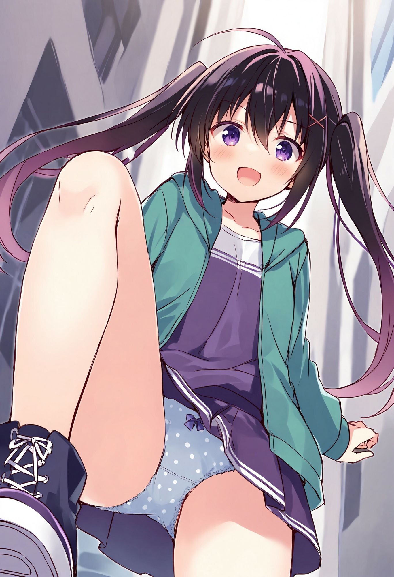 サンプル画像5:パンモロしている元気な妹(でのいず) [d_470920]