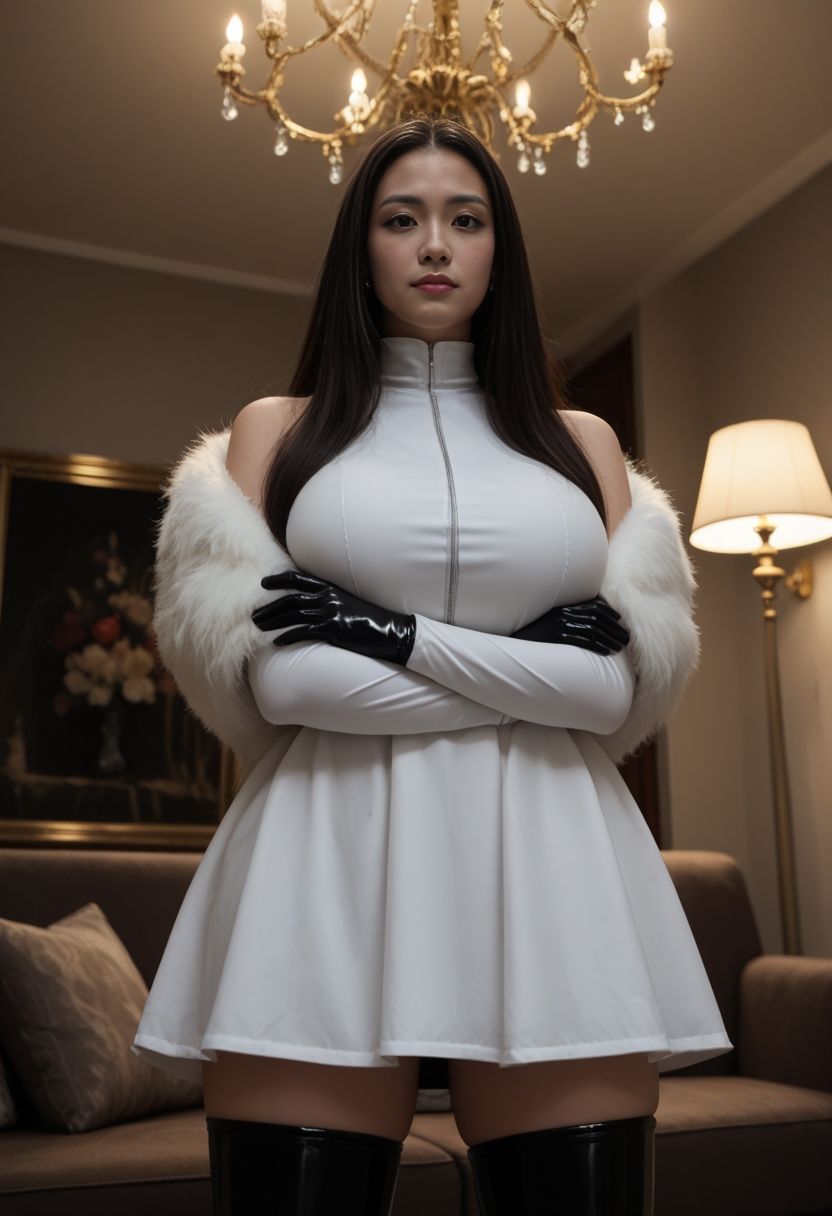 サンプル画像4:こぱんく ラテックスつるぴかラバーコスで怒り顔女王様は好きですか？(こぱんく) [d_470939]