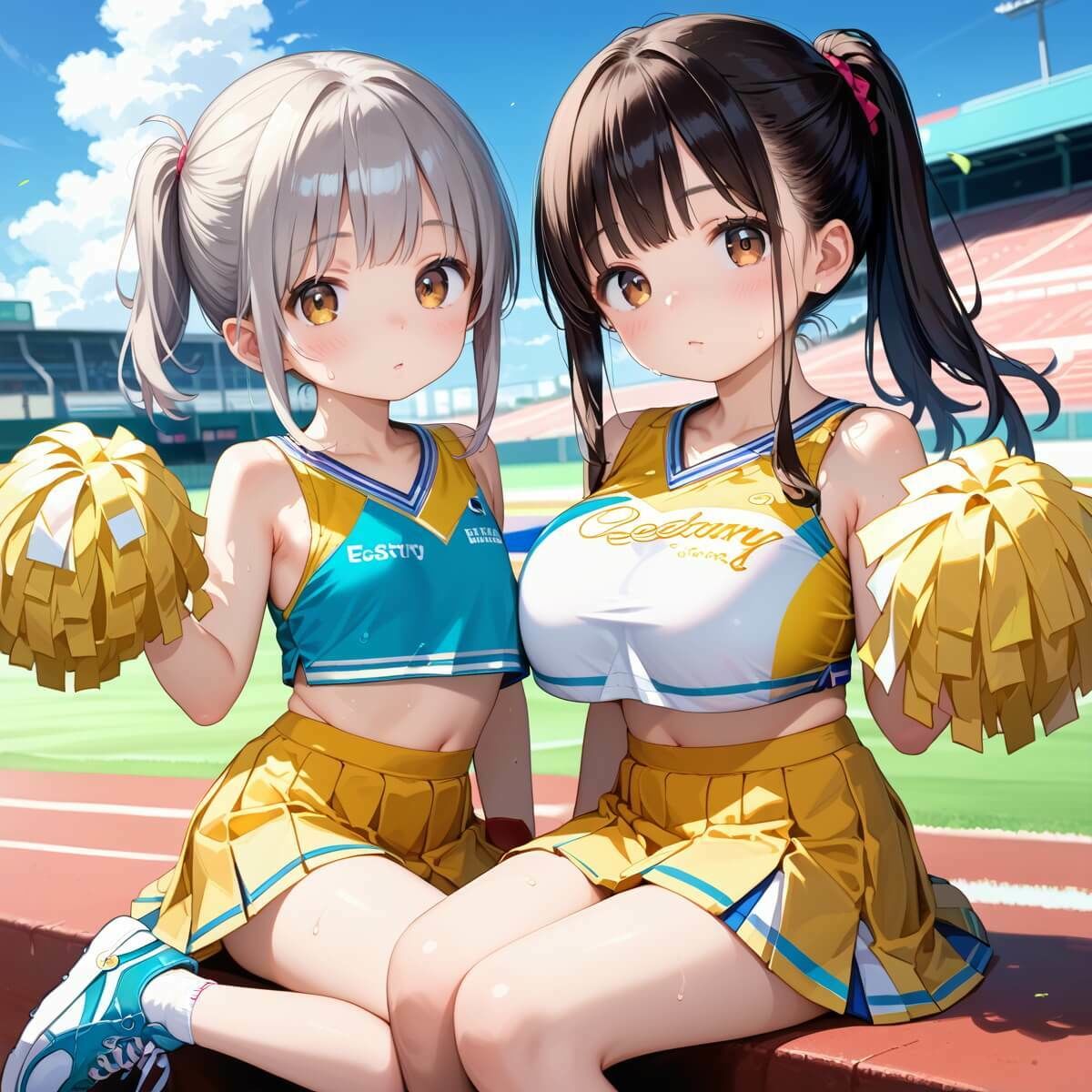 サンプル画像2:抜けないチアはチアじゃない！！2【美麗CG245枚収録】(エメラルドの館) [d_470952]