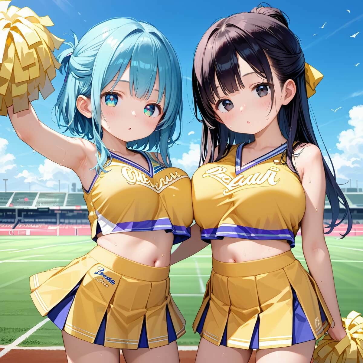 サンプル画像4:抜けないチアはチアじゃない！！4【美麗CG245枚収録】(エメラルドの館) [d_470956]