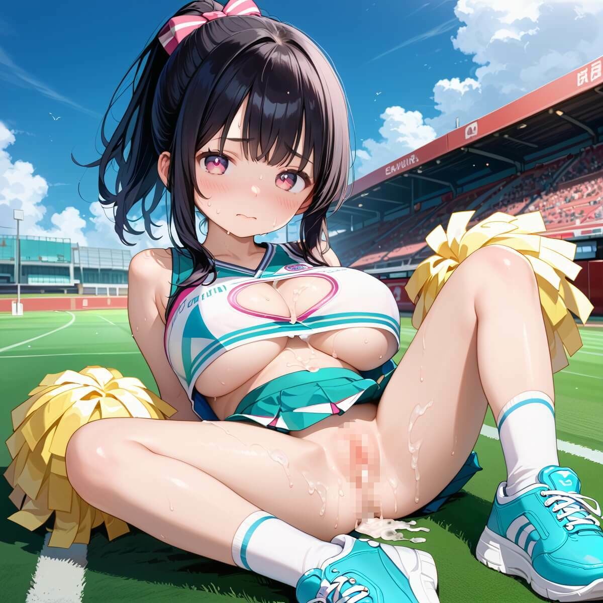 サンプル画像3:抜けないチアはチアじゃない！！6【美麗CG245枚収録】(エメラルドの館) [d_470958]