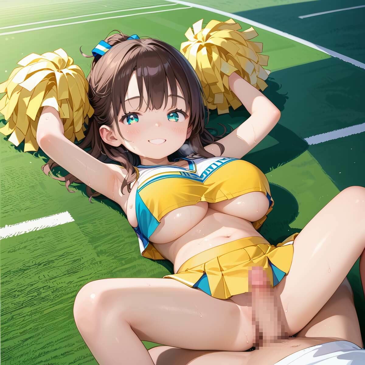 サンプル画像4:抜けないチアはチアじゃない！！6【美麗CG245枚収録】(エメラルドの館) [d_470958]