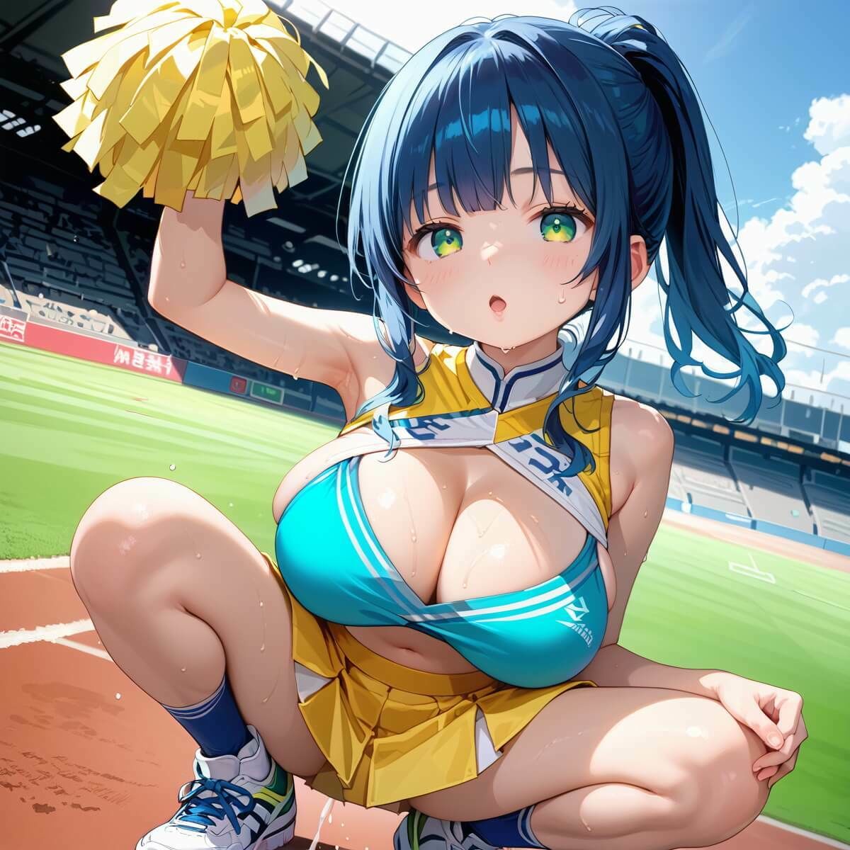 サンプル画像5:抜けないチアはチアじゃない！！6【美麗CG245枚収録】(エメラルドの館) [d_470958]