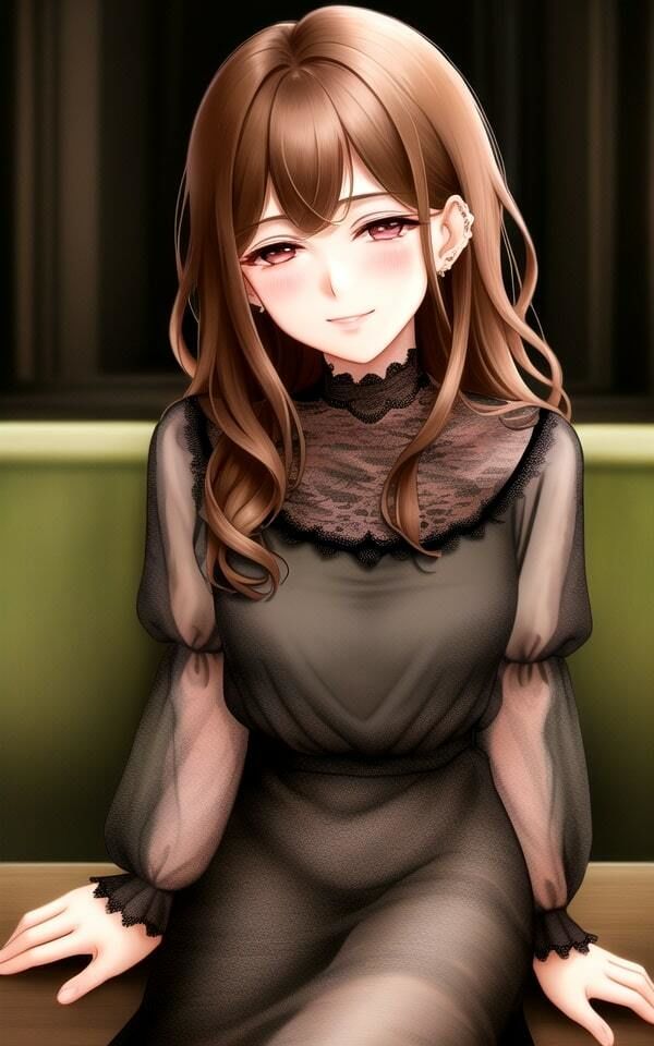 サンプル画像3:酒場にいる魅了する女性(天然アワビ) [d_471048]