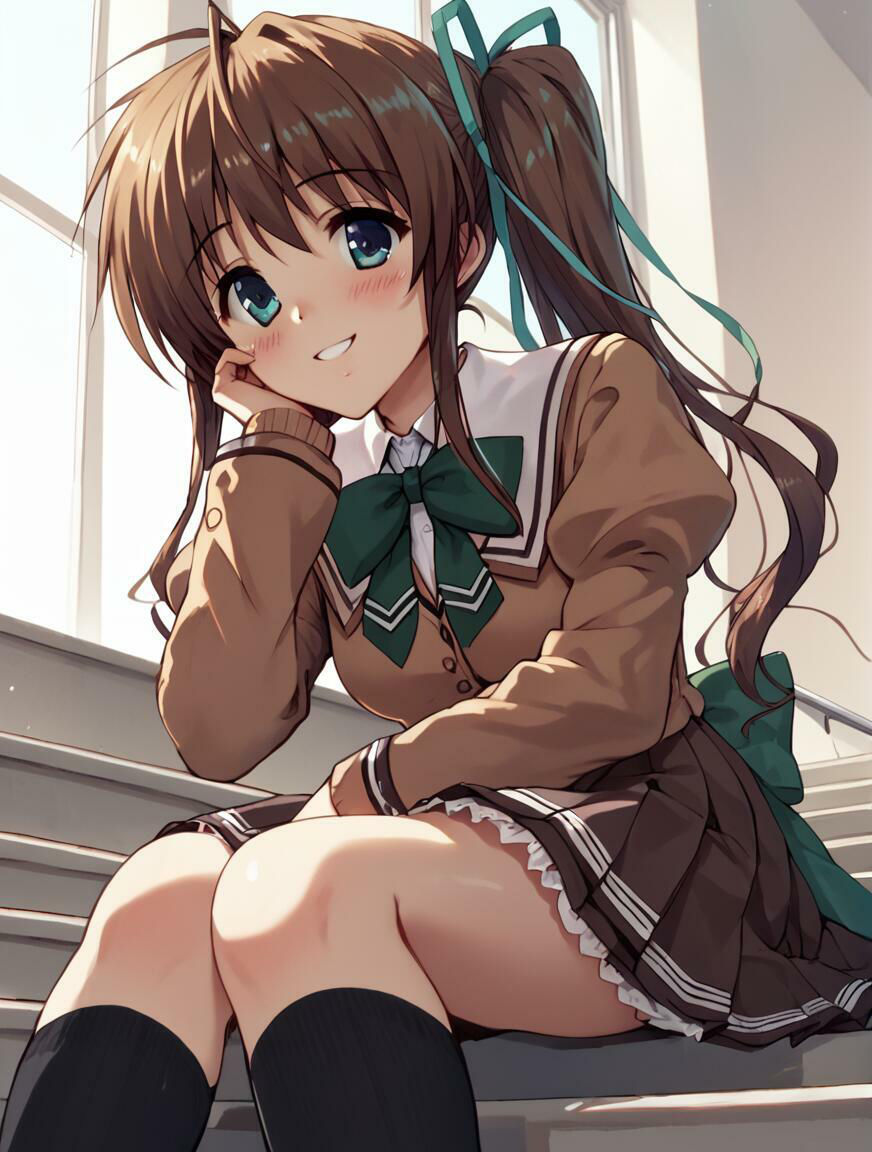 サンプル画像1:あかね色に染まる坂 同人イメージ集 （長瀬湊）(灯篭屋) [d_471185]