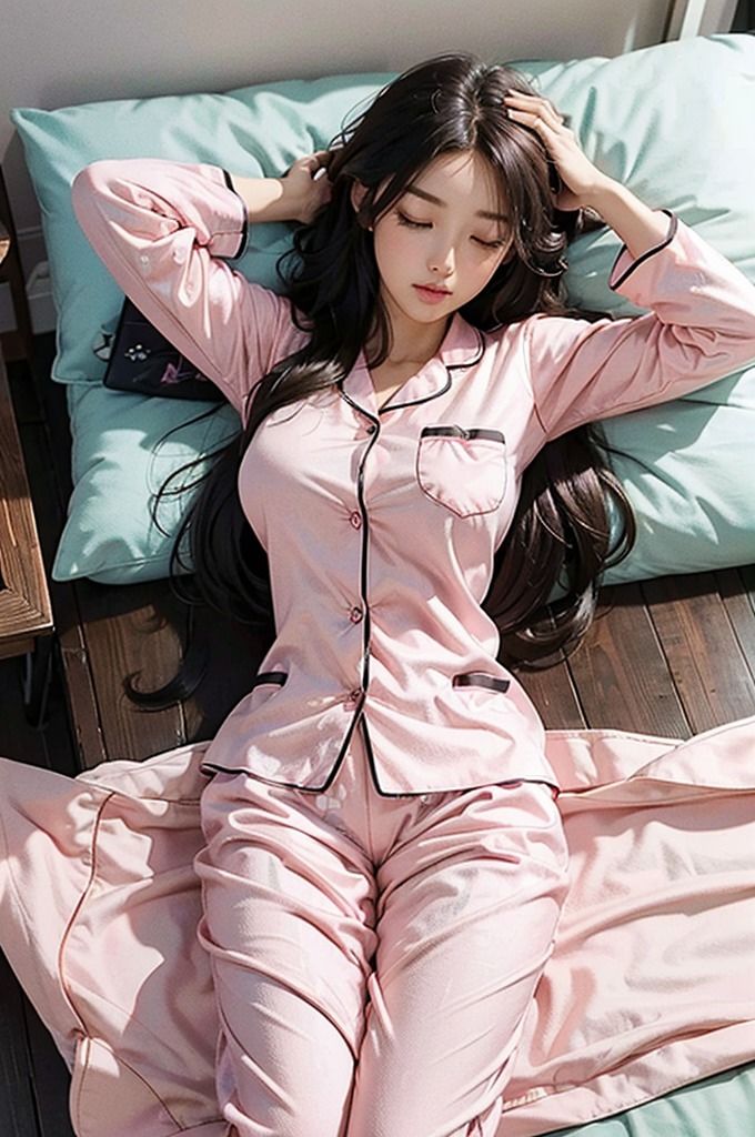 サンプル画像2:【パジャマ美女特集】AIグラビア写真集(夢幻イメージ) [d_471214]