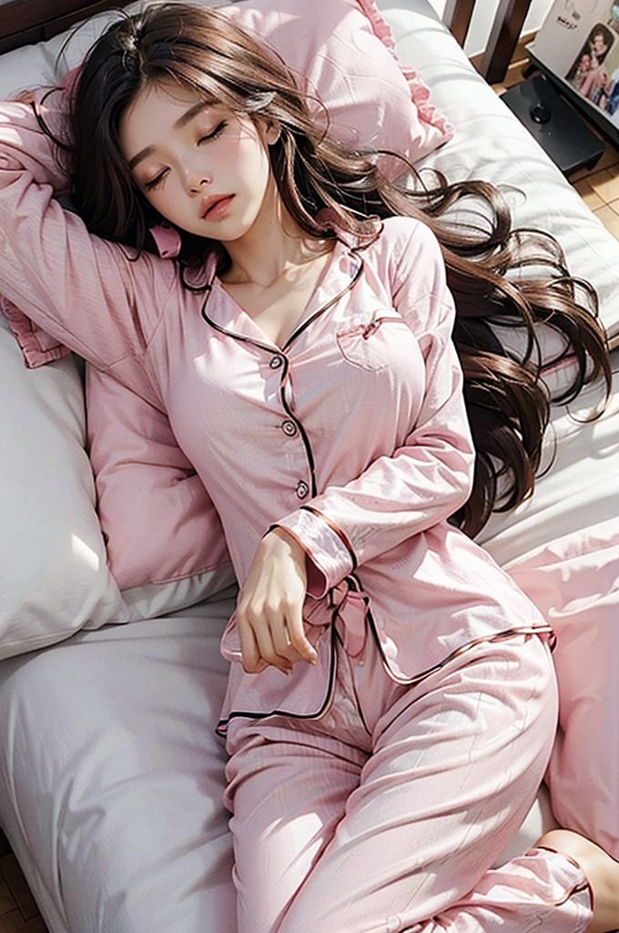 サンプル画像5:【パジャマ美女特集】AIグラビア写真集(夢幻イメージ) [d_471214]