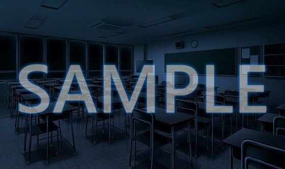 サンプル画像4:【背景素材】教室（6175_bg01）【時間差分あり】(XERO) [d_471252]