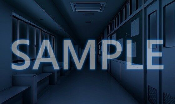 サンプル画像4:【背景素材】廊下（6175_bg02）【時間差分あり】(XERO) [d_471254]