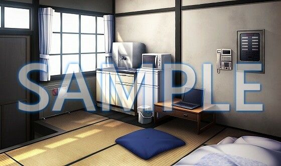 サンプル画像1:【背景素材】宿直室（6175_bg04）【時間差分あり】(XERO) [d_471267]