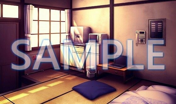 サンプル画像2:【背景素材】宿直室（6175_bg04）【時間差分あり】(XERO) [d_471267]