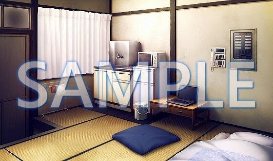 サンプル画像3:【背景素材】宿直室（6175_bg04）【時間差分あり】(XERO) [d_471267]